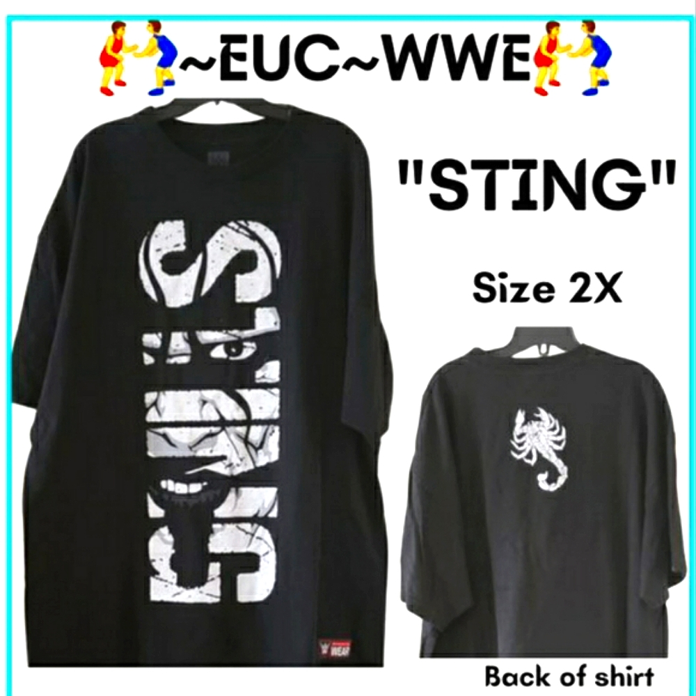 🔥EUC/WWE "STING" Tshirt
